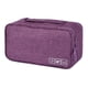 thumbnail image 1 of Bolsa de almacenamiento para organizar ropa interior multifunción de viaje, sujetador portátil, calcetines, lencería, cubo, bolsa de aseo, color morado, 1 of 5