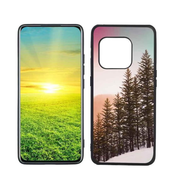 Compatible with OnePlus 10 Pro 5G Phone Case, Pine-Trees Case Men Women, Flexible Silicone Shockproof Case for OnePlus 10 Pro 5G