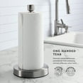 thumbnail image 5 of Kamenstein Brushed Stainless Steel Perfect Tear 7x17” x 13.78” Paper Towel Holder, 5 of 12