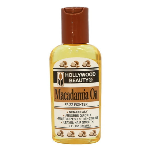Hollywood Beauty Macadamia Hair Oil 2 Oz, Pack of 1