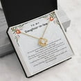 thumbnail image 5 of Anniversary gift for Daughter-in-law, Birthday gift idea for Daughter-in-law, Christmas gift idea - Love Knot Necklace - Message Card & Gift Box, 5 of 5
