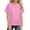 Pink, variant on XADYUY Cute Tops for Girls 10-12 Crewneck Bownot Tshirt Summer Loose Short Sleeve Girls Shirts Fashion Cotton Toddler Tops Girls,Pink,7-8Years