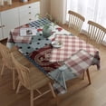 thumbnail image 2 of Pioneer Flower Floral Print Pattern Rectangle Tablecloth 60"x84",Waterproof Polyester Rectangle Table Cloth, Wipeable Spillproof Polyester Tablecloth for Dining, Camping, Indoor and Outdoor, 2 of 5
