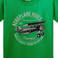 thumbnail image 4 of Inktastic Vintage Aeroplane Rides Youth T-Shirt, 4 of 5