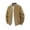 Brown, variant on Waterproof Bomber Jackets for Men Fall Winter Fashion Windbreakers Ribbed Cuffs Collar Full Zip Jacket Business Casual Lightweight Outerwear Black M