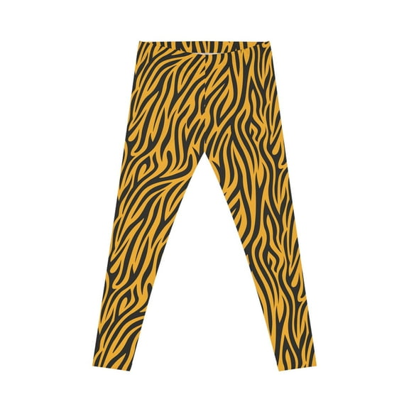 Womens Leggings Tiger Striped Casual Leggings