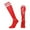 Red, variant on Ovticza Baseball Soccer Softball Socks for Kids Youth Men & Women Over-the-Calf Knee High Socks (Multiple Colors) Fluorescent Green One Size