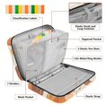 thumbnail image 4 of Haosy Accordion File Organizer Zipper Binder 500 Sheet 6-Tab Expanding File Folder Multi-Pocket 1.2 Inch 3 Ring Cute Squirrel and Leaf, 4 of 7