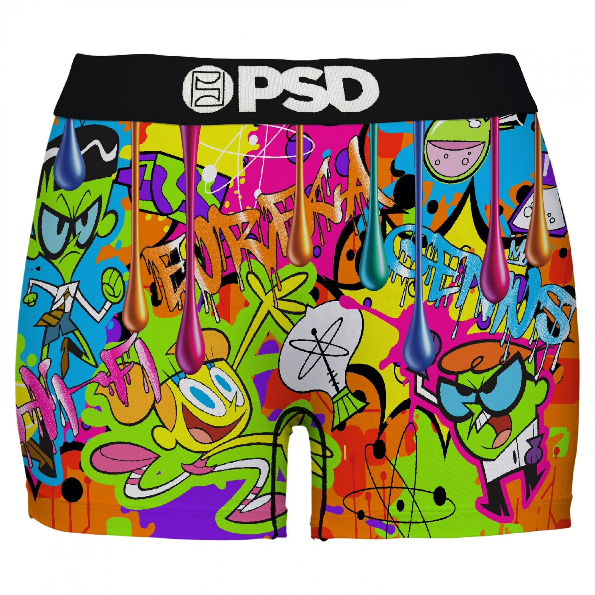 Dexter's Laboratory Pop Women's PSD Boy Shorts Underwear-XLarge