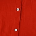 thumbnail image 5 of Linen Shirts for Women 2026 Long Sleeve Spring Summer Plus Size Gauze Button Down Tops Casual Loose Breathable Daily T Shirt Red 3XL, 5 of 5