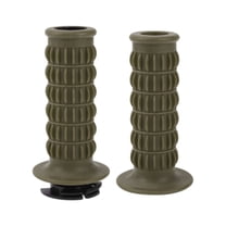 Unique Bargains 7/8" 22mm 15/16" 24mm Motorcycle Hand Grips Cover Kit Non Slip TPU Handlebar End Grips for Motorcycle Scooter Bicycle ATV Green 1 Set