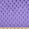 thumbnail image 4 of Minky Dimple Dot 60 Inch Soft Plush Polyester Microfiber Cuddle Fabric By The Yard - For Sewing Apparel, Accessories, Decor, And More (Purple, 10 Yards), 4 of 4
