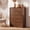 Walnut, variant on AFO Wood Dresser with Deep Drawers Chest of Drawers Storage Cabinet for Bedroom Living Room, Set of 1