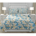 thumbnail image 3 of DOJLIO Brilliant Flowers Duvet Cover Queen Size Mystery flower Bedding Sets Flower Print Bedclothes Room Decor Farmhouse Style for Adult Men Women No Comforter, 3 of 5