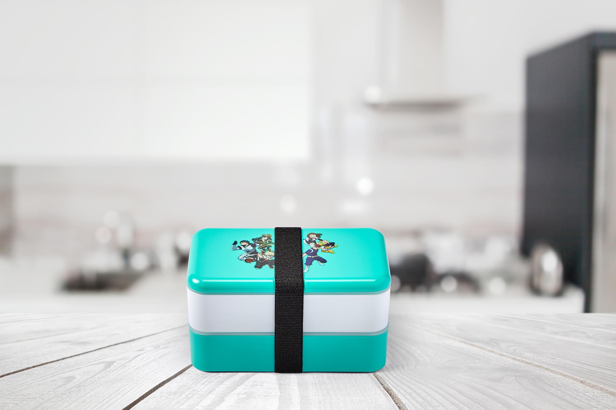 mint green lunch box