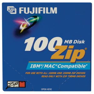 Fujifilm 10PK ZIP DATA CART 100MB-PC/MAC FMT BOX ( 25275110