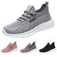 thumbnail image 1 of Vedolay Platform Sneakers for Women Womens Walking Shoes Lightweight Slip on Breathable Mesh Comfortable Sneakers,Purple 6.5, 1 of 5