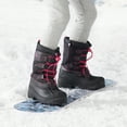 thumbnail image 6 of Dream Pairs Kids Boys & Girls Knee High Waterproof Insulation Non-Slip Outdoor Winter Snow Boots KNORTH BLACK/FUCHSIA Size 10 Toddler, 6 of 6