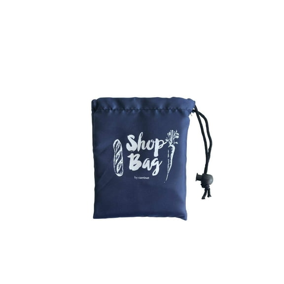 Carrinet Shop Bag - Blue - Reusable and Eco-Friendly Polyester Shopping Bag - Made From Recycled PET - Durable Design