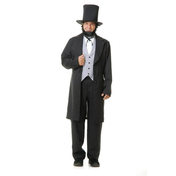 Abe Lincoln w/Hat(60056) Adult Costume