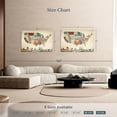 thumbnail image 4 of Elephant Stock Retro Usa Map Wall Art - Horizontal Canvas Wall Art - Living Room Wall Decor - Map Canvas - Beige And Red Decor - 48" x 32", 4 of 8