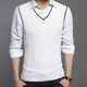 thumbnail image 2 of Chaleco de Suéter Para Hombres Casual de Punto de Algodón Con Cuello En V Chaleco Sin Mangas Suéter Tops Blusa Odeerbi  ODB-4, 2 of 4
