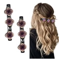 thumbnail image 1 of Pinzas para el cabello trenzadas con piedras de cristal brillantes, pinzas para el cabello trenzadas para mujeres, pinzas para el cabello trenzadas con piedras de cristal, pinzas para el cabello trenz, 1 of 6