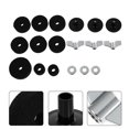 thumbnail image 1 of OUNONA 18pcs Drum Felt Pad Set Standard Cymbal Pads Durable And Practical Accessories, 1 of 8