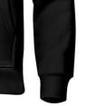 thumbnail image 5 of Bovxnpu Men Fleece Sweatshirt Pullover Hoodie Men's Hooded Long Sleeve Fleece Sweatshirt Pullover Athletic Jacket Multi Color Tops, 5 of 6