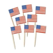 100-200 Pack Nation Flag Picks Party Accessory National Day Soccer Event Cake