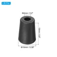 thumbnail image 2 of REGALWOVEN Kitchen Sink Rack Feet, Rack Bottom Protective Replacement Feet Black, 2 of 7