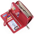 thumbnail image 1 of Cartera larga para mujer Cartera con cremallera cerrada Embrague, 1 of 5