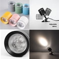thumbnail image 7 of FSLiving 7W LED Linear Look Table Lamp Full Spectrum Clip-on Desk Lamp Macaron Style Wall Sconce Spotlight Wall Lamp No Wiring Needed, Full Spectrum, Timer Plug in Cord, 7 of 7