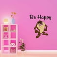 thumbnail image 3 of Children Be Happy Adorable Cartoon Wall Decal Decoration Cute Happy Cartoon Dog Vinyl decal Decor Art Lasts Years and Easily Removable - Size: 18 In(W) x 20 In(H), 3 of 5