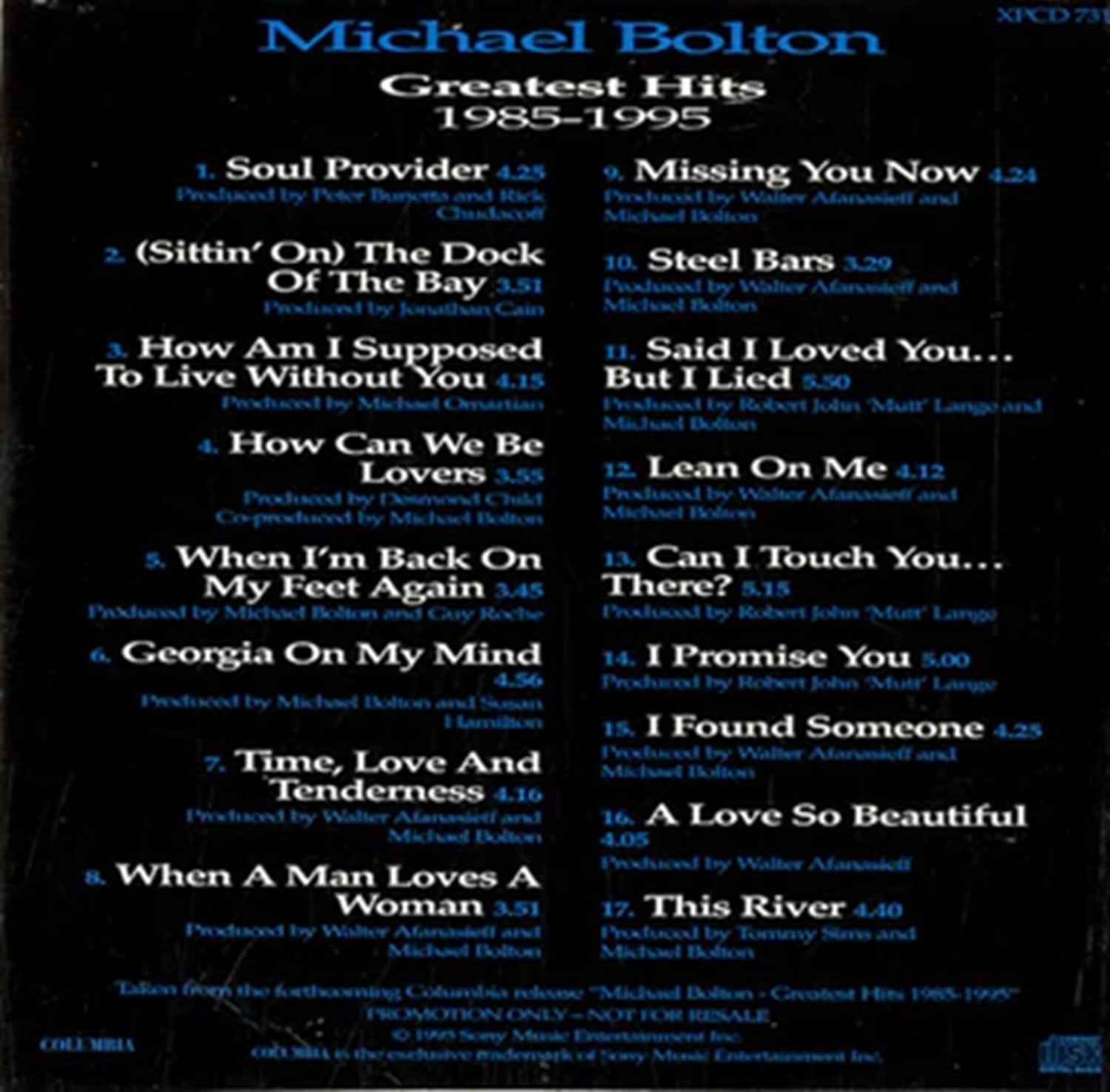 Michael Bolton - Greatest Hits: 1985-1995 - Music & Performance