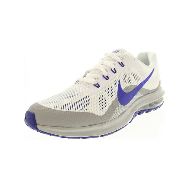 Nike Men's Air Dynasty 2 White Blue Wolf Grey Ankle-High Running Shoe 10M - Walmart.com