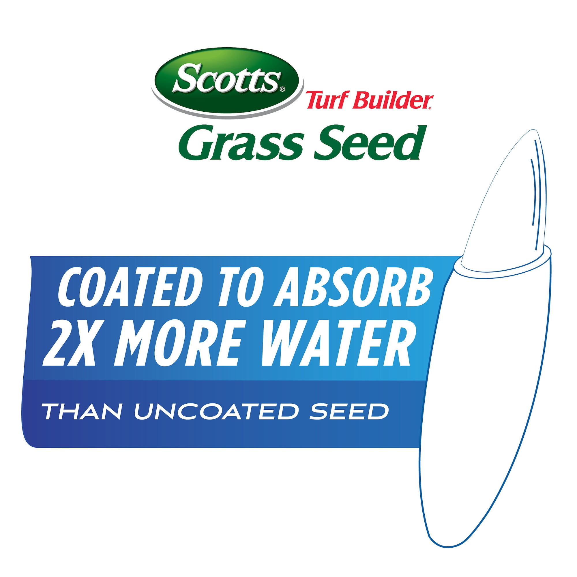 Scotts Turf Builder Grass Seed Argentine Bahiagrass, 5 lbs.