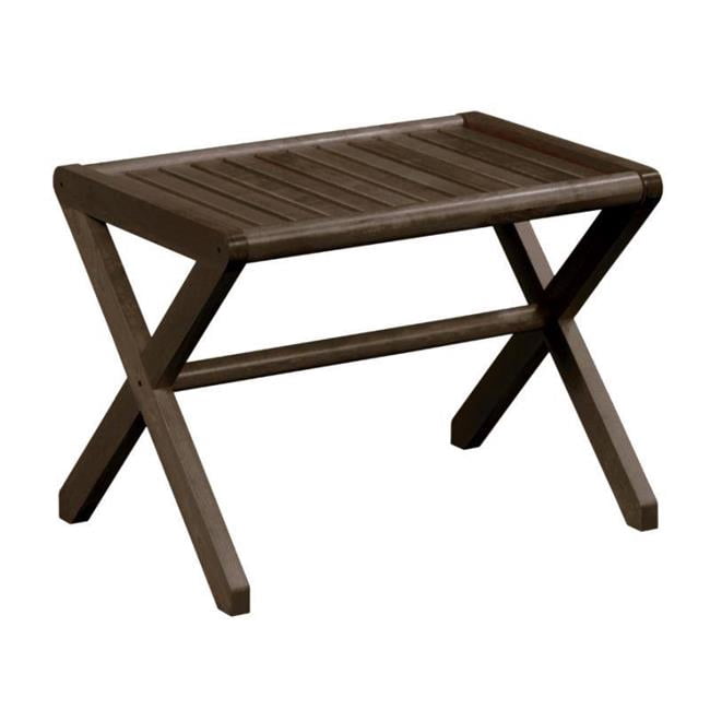 Newridge Home Goods 2219 Esp Home Solid Wood Abingdon Large Stool Bench Espresso Walmart Canada
