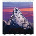 thumbnail image 3 of Ambesonne Nepal Shower Curtain, Himalayas in the Sunset, 69"Wx75"L, Multicolor, 3 of 3
