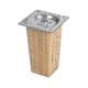 thumbnail image 1 of Set Of 4 Wooden Oak Furniture Square Legs, 1 of 4