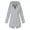 Grey, variant on iOPQO winter coats for women Women Solid Rain Jacket Outdoor Plus Size Waterproof Hooded Windproof Loose Coat Long Sleeve Crew Neck Sweater Coat Green 3XL