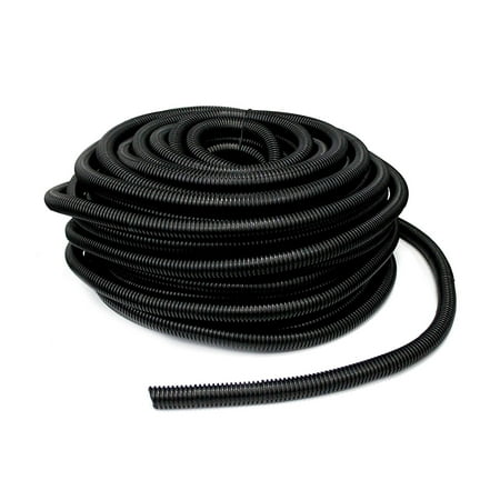 Patron SLT14-50 50’ 50 feet cord protector split wire loom cable sleeve management and organizer protectors for television audio car marine computer cables secure wires fro