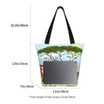 thumbnail image 4 of Kdxio African Women in Mountain Landscape Women Reusable Grocery Bags Foldable Ripstop,Reusable Shopping Bags for Shopping,Gym,Gift, 4 of 7