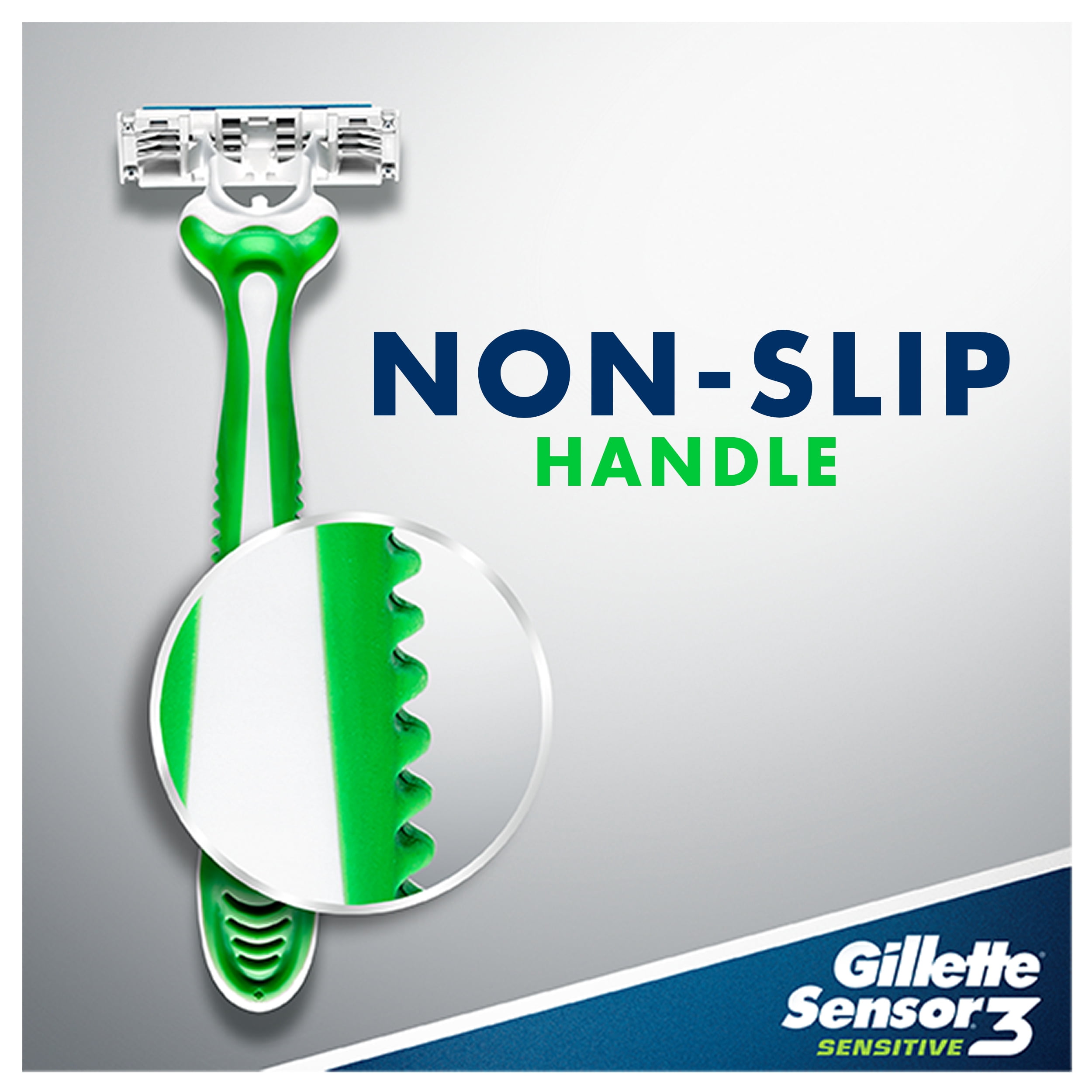 Gillette Sensor3 Sensitive Men's Disposable Razors, Pack of 4 + 2 Free Bonus Razors