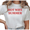 White-1, variant on Confident Party Graphic Shirt for Women "It's Giving Mrs" Red Serif Font Black Tee Top