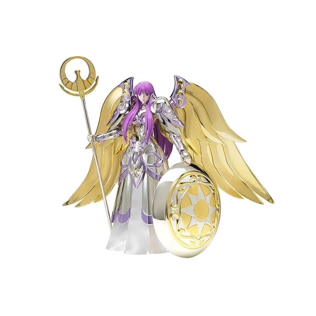 Figura de acción Bandai Myth Cloth Ex Diosa Athena y Saori Kido PVC 16 cm