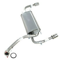 Stainless Steel Exhaust Rear Muffler Fits 2010-2013 Mazda 3 2.5L SEDAN