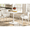 White, variant on MIERES Square Dining Table, 32" Tulip Table with Thickened Tabletop & Metal Pedestal, Mid Century Modern Bistro Table for Kitchen, Small Places, Living Room, Cafe (White)