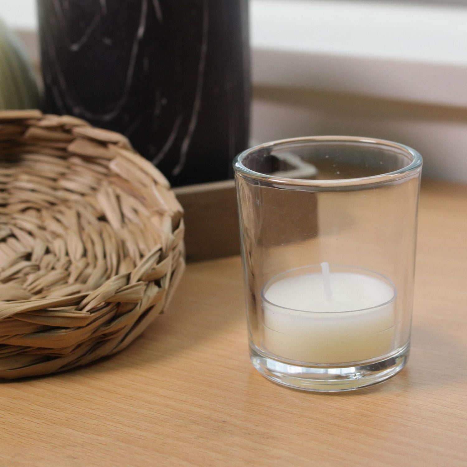 Mainstays 30PK Unscented Ivory Tealights Candles, Pack of 30