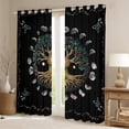 thumbnail image 2 of Homewish Magic Life Tree Black Out Curtains, Rustic Mystic Moon Sun Curtains Pack of 2 (42x63 Each), Teens Adult Men Women Bedroom Curtains, Window Curtains Home Decor, 2 of 5